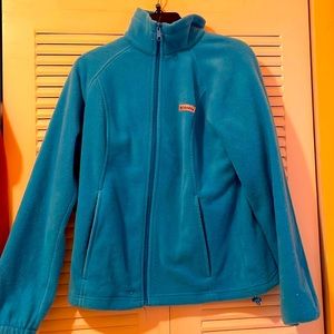Columbia Women’s Benton Springs Fleece Jacket Zip Up; Like New; Blue Chill; M
